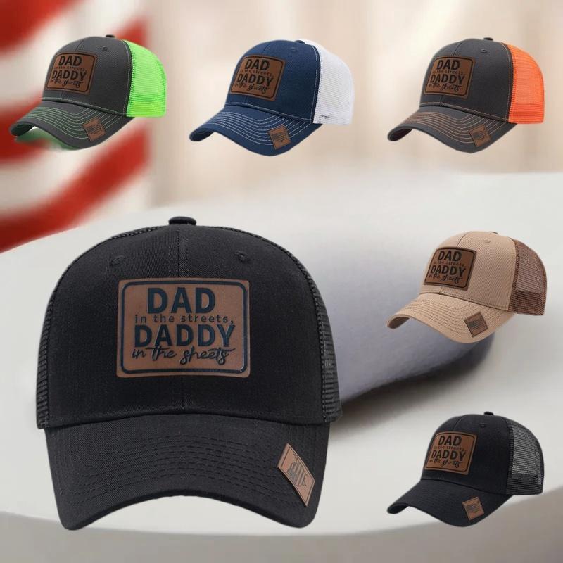 [JN] Summer Mesh Baseball Cap Women Men DAD Letter Patch Snapback Hat Casual Breathable Unisex Street Hip Hop Trucker Caps