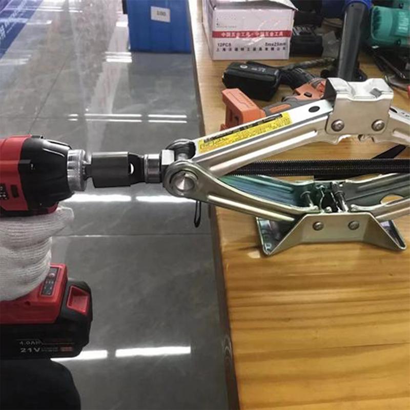 

Drill To Trailer Jack Adapter RV Jack Socket Drill Adapter Steel Attachment Stabilizer For Camping Setup RV Home Garage RV CHINA