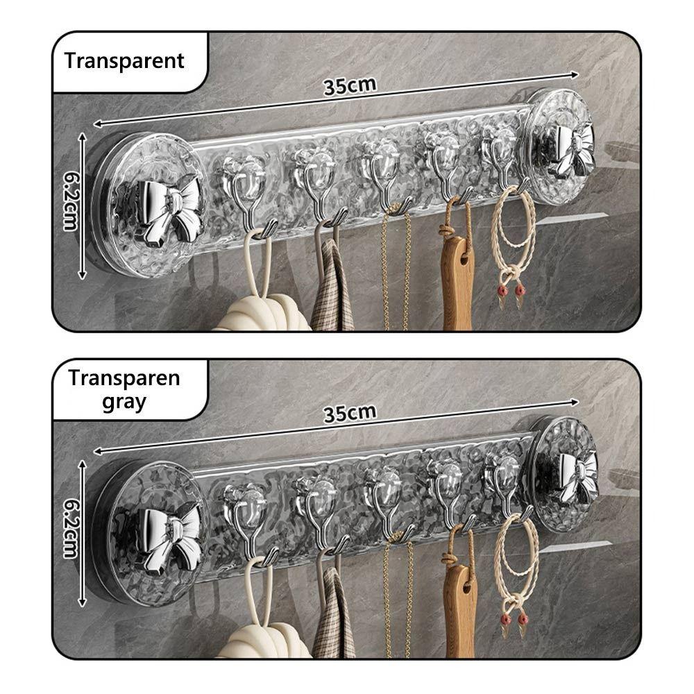 Suction Cup Row Hook Punch-free Strong Load-bearing Storage Rack Gifts Corrugated Hooks