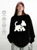 FANSET Retro Mohair Unisex Weicher Rundhals Winterpullover