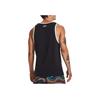 Under Armour Rainbow Logo Pattern Round Neck Sleeveless Vest Men Tops Black 1378900-001