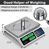 Electronic Price Computing Scale LCD Digital Commercial Food Meat Weighting Scale 66 Ib Ccity