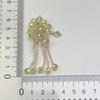 Crystal Tassel Woven Flower Hairpin & Earring Accessories