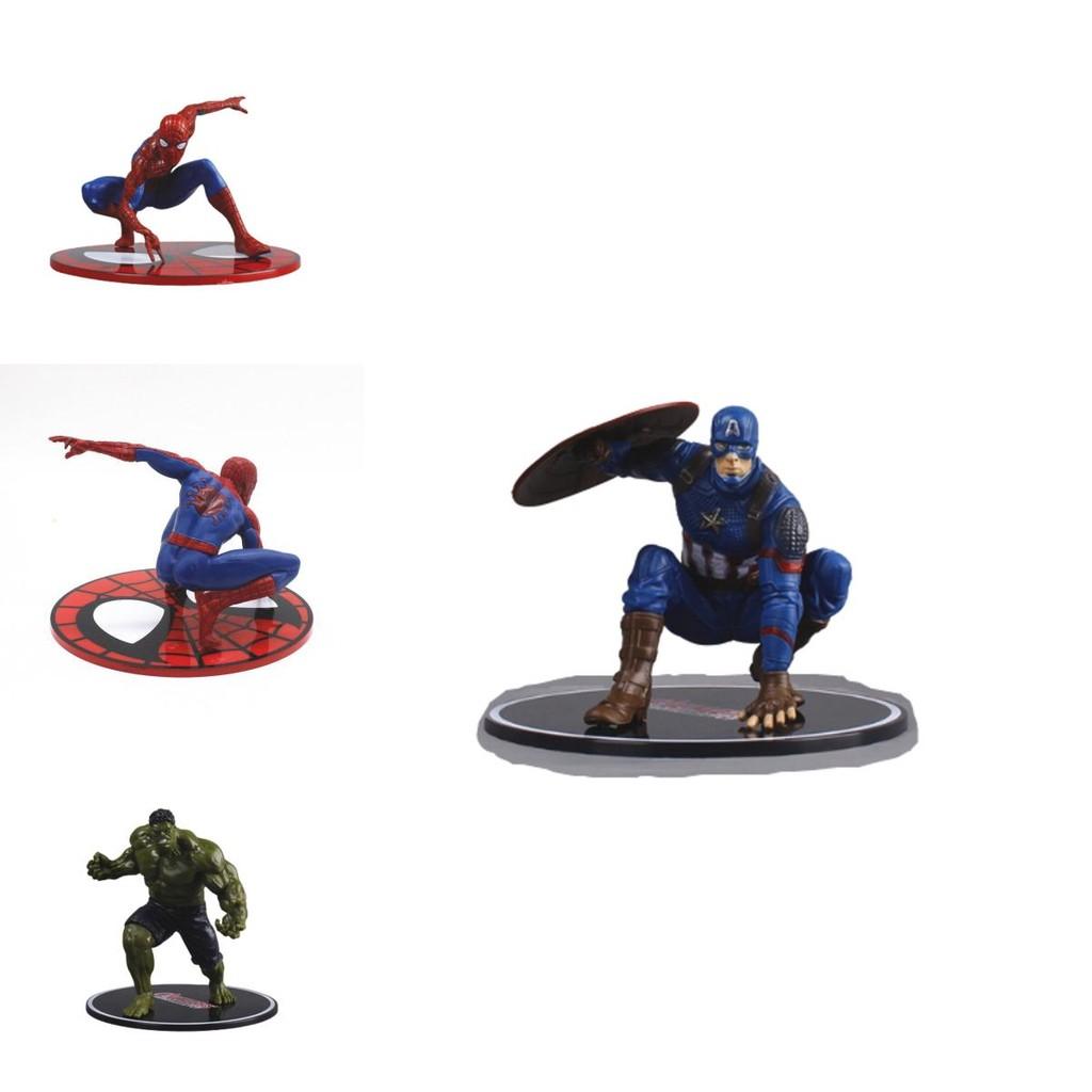 Marvel Avengers Doll Action Figure Toys Set For Kids Ironman Spiderman Hulk Captain America