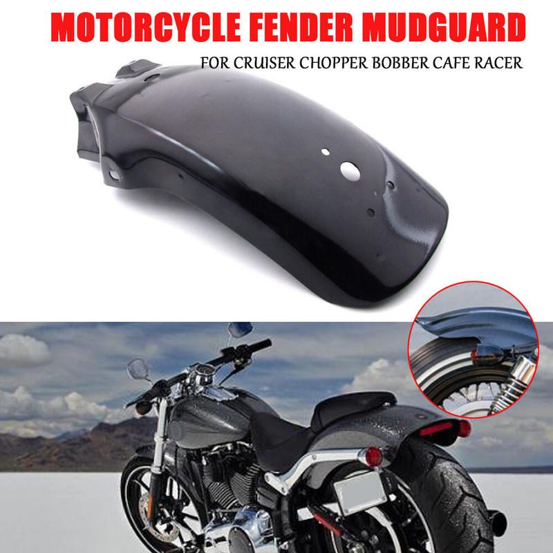 Parafango Posteriore Moto Nero Parafango Metallo per Yamaha Virago V-Star 650 Honda -