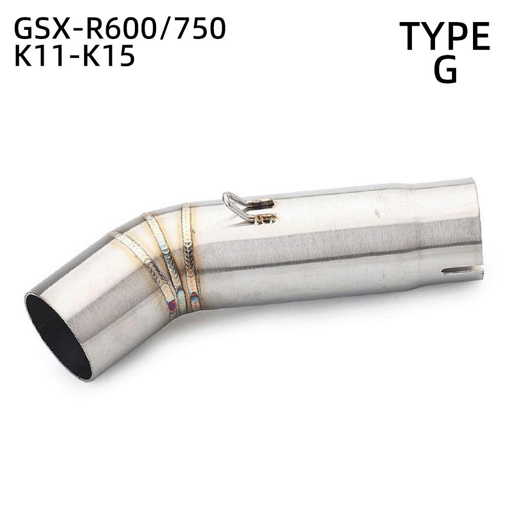 Stainless Steel Mid-Pipe Bend for GSXR600/750/1000 RK5-K9 Modification