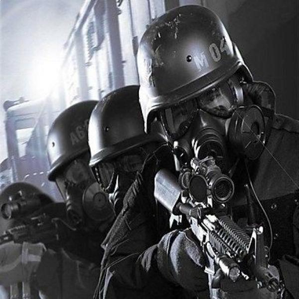 Vented War Gas Mask : Paint Ball