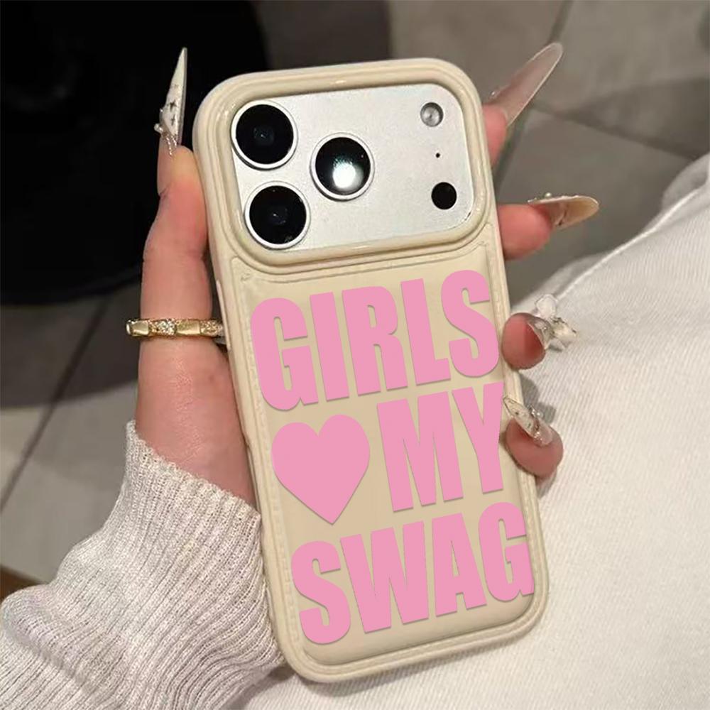Funda de Teléfono Amor de Pareja en Inglés Para IPhone 17 17Air 16 15 Funda Para IPhone 11 13 12 14 Pro Max 16 15 14 Plus Funda Cubierta Funda