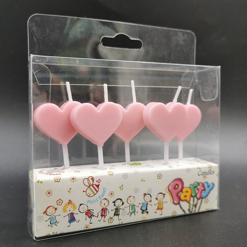 Cartoon Love Birthday Candle Cute Style Romantic Party Cake Decoration Cute Cartoon