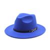 Felt Big Eaves Hat Woolen Hat Chain British Style Classic Jazz Top Hat Jz-68