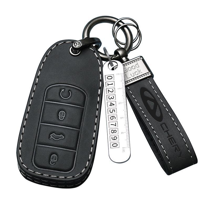 Chery QQ Ice Cream, Small Ant EQ1, Arrizo 5, Tiggo 3 Car Key Cover - Premium Bag Buckle for 24 Models