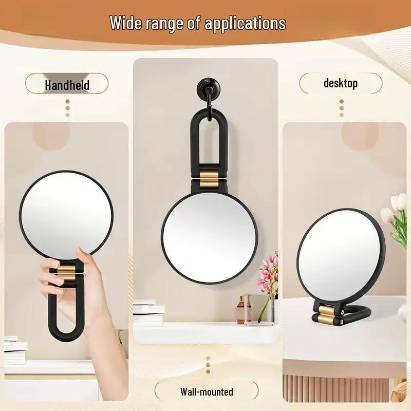 Lente d'ingrandimento per trucco portatile a doppia faccia: Specchio Pieghevole Portatile 10X30X40X50