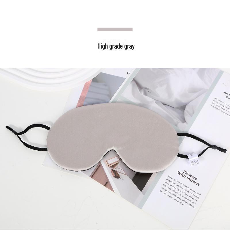 Butterfly Embroidered Silk Eye Mask - Lightweight, Ear-Hanging, Pressure-Free, Double-Sided Mulberry Silk Sleep Mask