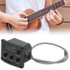 Ukulele Pickup EQ Color Tuner with LED Display Electric Box 3‑Segment Equalizer Musical