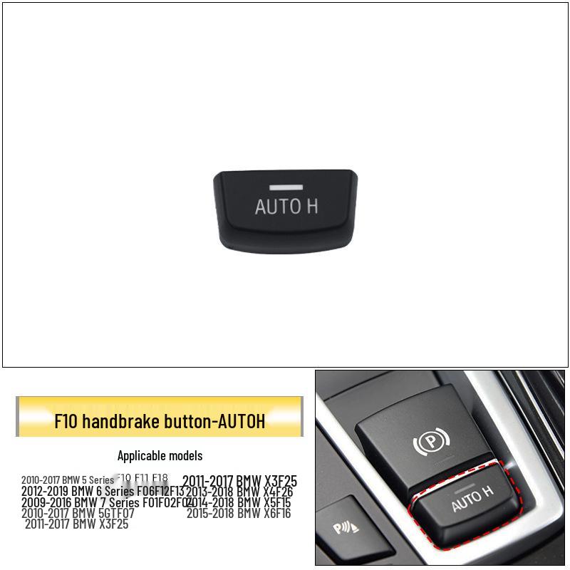 BMW 5 & 7 Series Electronic Handbrake P Button for F18 F02 - Parking Brake Switch Accessory