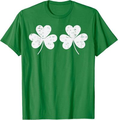 St Patricks Day Clovers Chest Saint Paddys Irish Unisex T-Shirt