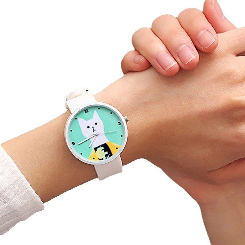 Cartoon Sen Is A Niche Watch For Elementary, Middle And High School Students, Small And Mini, Simple And Fashionable, Fashionable, Casual, Retro And
