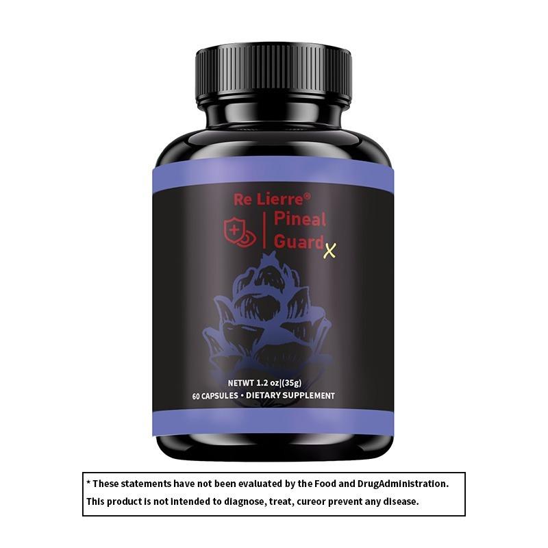 Suplement Pineal Guard - Wsparcie dla mózgu, Witaminy na koncentrację i pamięć dla mózgu, Dekalcynuj, Aktywuj i Chroń swoją szyszynkę