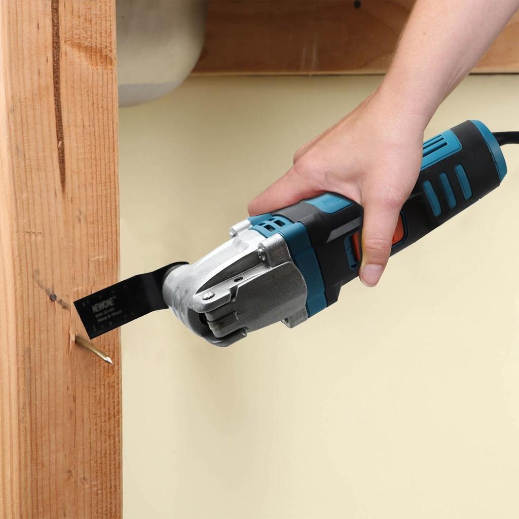 600W Portable Multifunctional Electric Trimmer Saw DIY Home Improvement Tool Renovator Quick Release Oscillating Tool