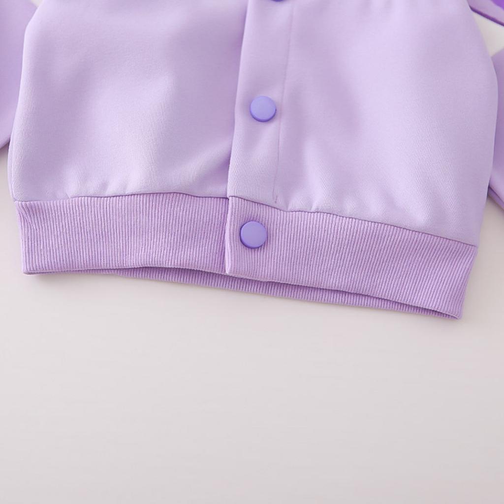 Kids Casual Long-Sleeve Set, Comfortable Daily Wear Outfits