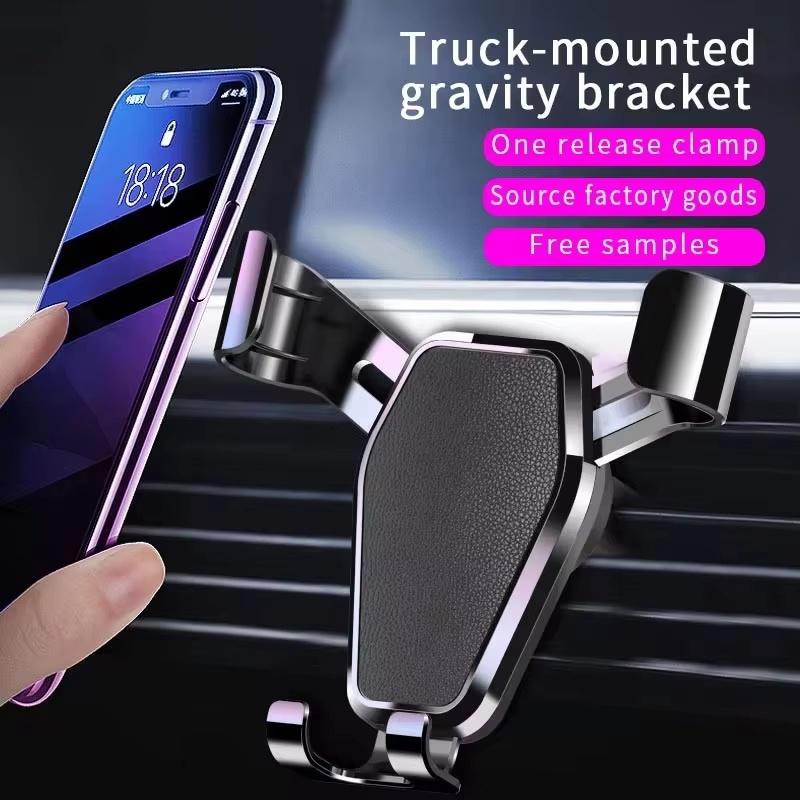 Gravity Car Holder for Phone In Car Air Vent Mount Clip Holder GPS Cell Mobile Phone Holders for iPhone Samsung Xiaomi Huawei