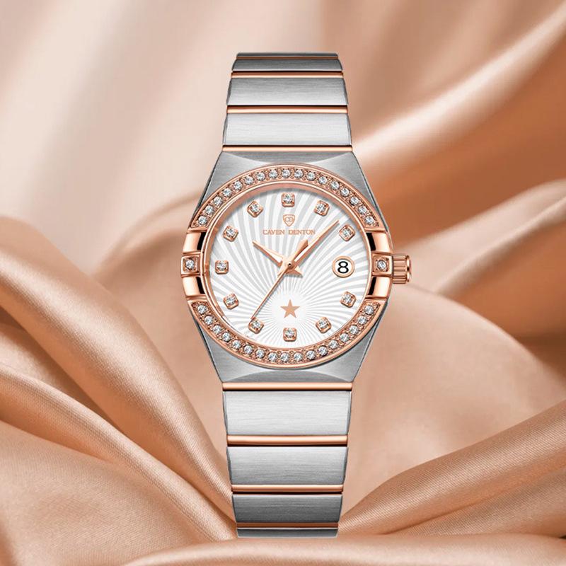 Luminous Waterproof Women's Quartz Watch – High-End Textured Ladies Model