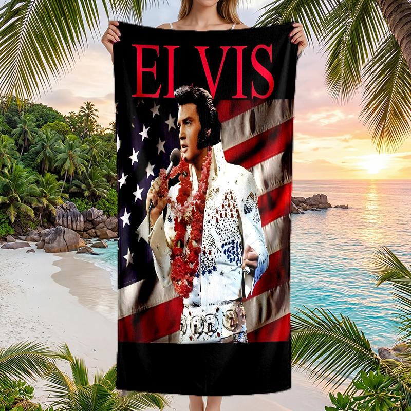 Elvis Fashion Beach Towel: Ideal for Summer Adventures Soft, absorbent and quick drying suitable for swimming and bathing