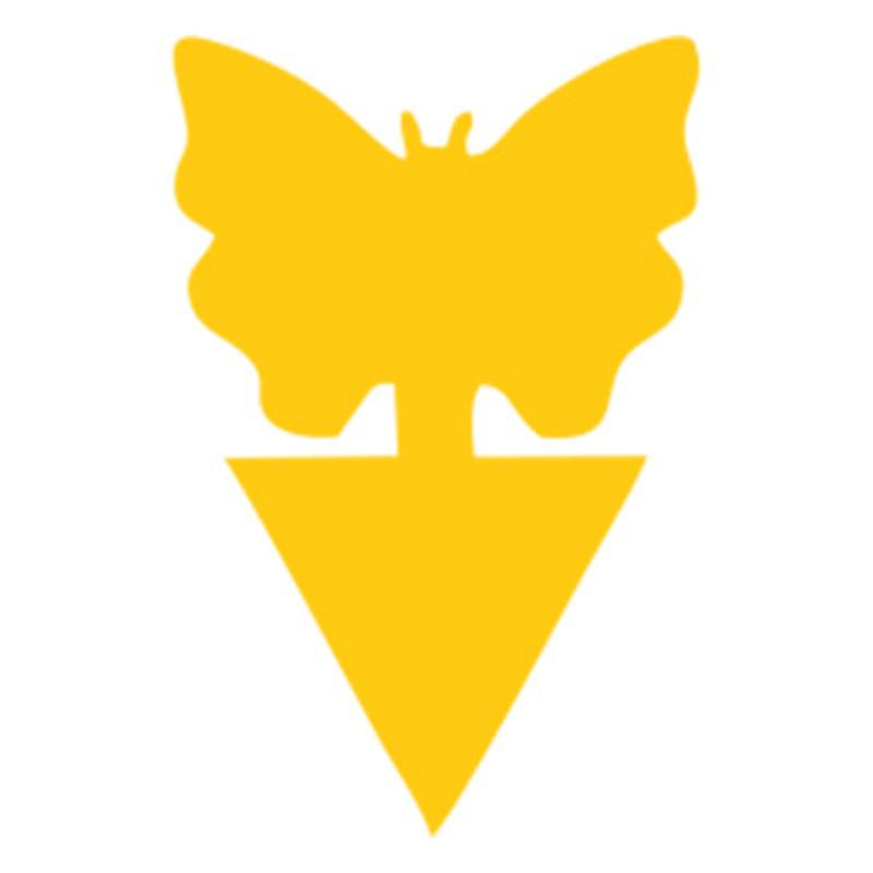 Butterfly Shaped Insect Sticky Trap Board For Indoor Outdoor Pest Management Butterfly