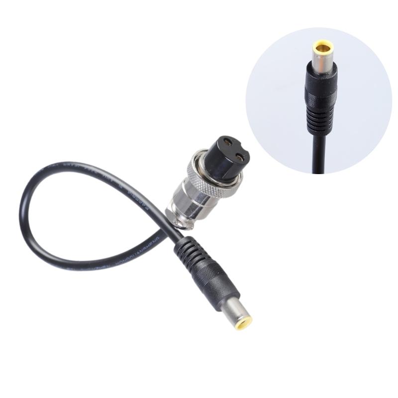7.9x0.9mm Male To GX20 Female Connector Power Cable 31cm 150W Charging Cord For Portable Power Stations And Laptops