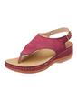 Women's Roman Style Sandals One-Word Buckle Flat Summer Shoes Available in Size 43