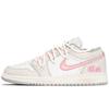 Air Jordan 1 Low SE Leather Low Top Vintage Basketball Shoes Unisex Beige Pink FQ8041-300(Team1716-)