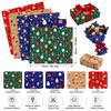 5PCS Festive Printed Christmas Wrapping Paper Gift Wrap Sheet  Holiday Craft Supplies