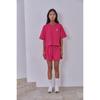 THE GREEN LAB Essential Crop Short Sleeve Tee [Pink]