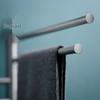 Bathroom Rotating Towel Bar Corner Shelf