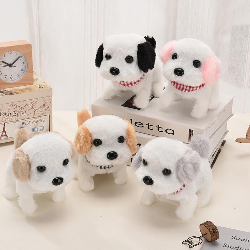 Plush Electric Walking & Barking Teddy Dog Simulation Toy for Children