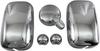 Chrome Door Mirror Covers and Cover Set for Atlas F24 Under-Mirror [TRUCK-MIR-L-006]