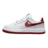 Nike Air Force 1 Mode Durable Haut Bas Baskets pour Enfants Baskets pour Enfants Blanc Rouge FN0237-116