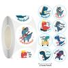 Wholesale Dinosaur Animal Kids Camaraderie School Teacher Gift Reward Stickers Party Fun Cute Self-Adhesive Labels 50-500Pcs