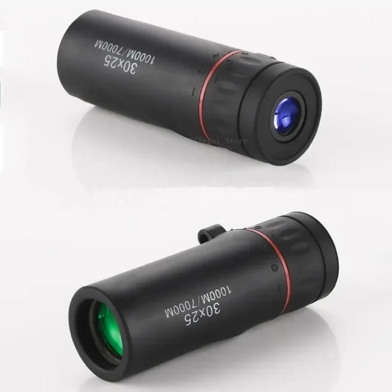 High-definition 30x25 Mini Monocular Telescope High-magnification Zoom 10X Professional Outdoor Travel Telescope