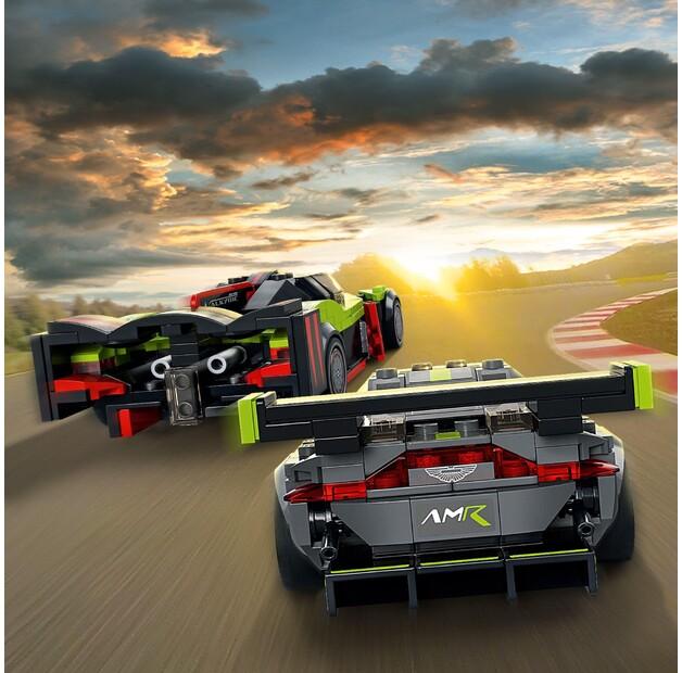 LEGO Speed Champions 76910 Aston Martin Valkyrie AMR PRO и Aston Martin Vantage GT3