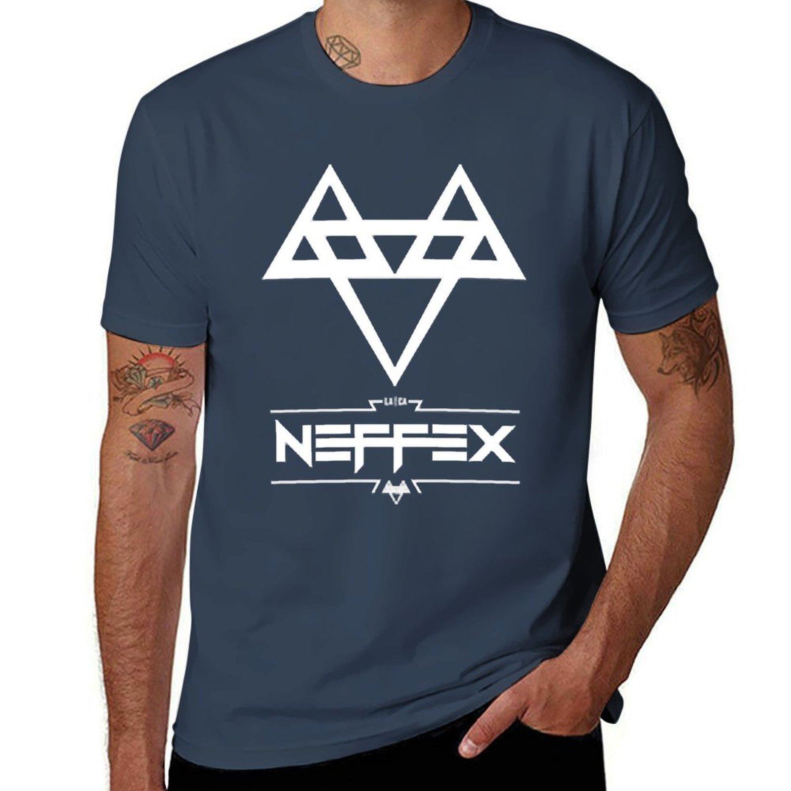 Neffex both logos white TShirt Soft Durable Cotton TShirt S