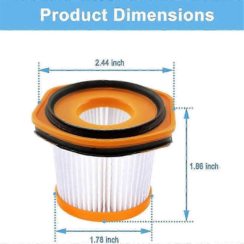 Dust Filter Replacement for Shark WS620 WS632 WS630 - 8 Pack