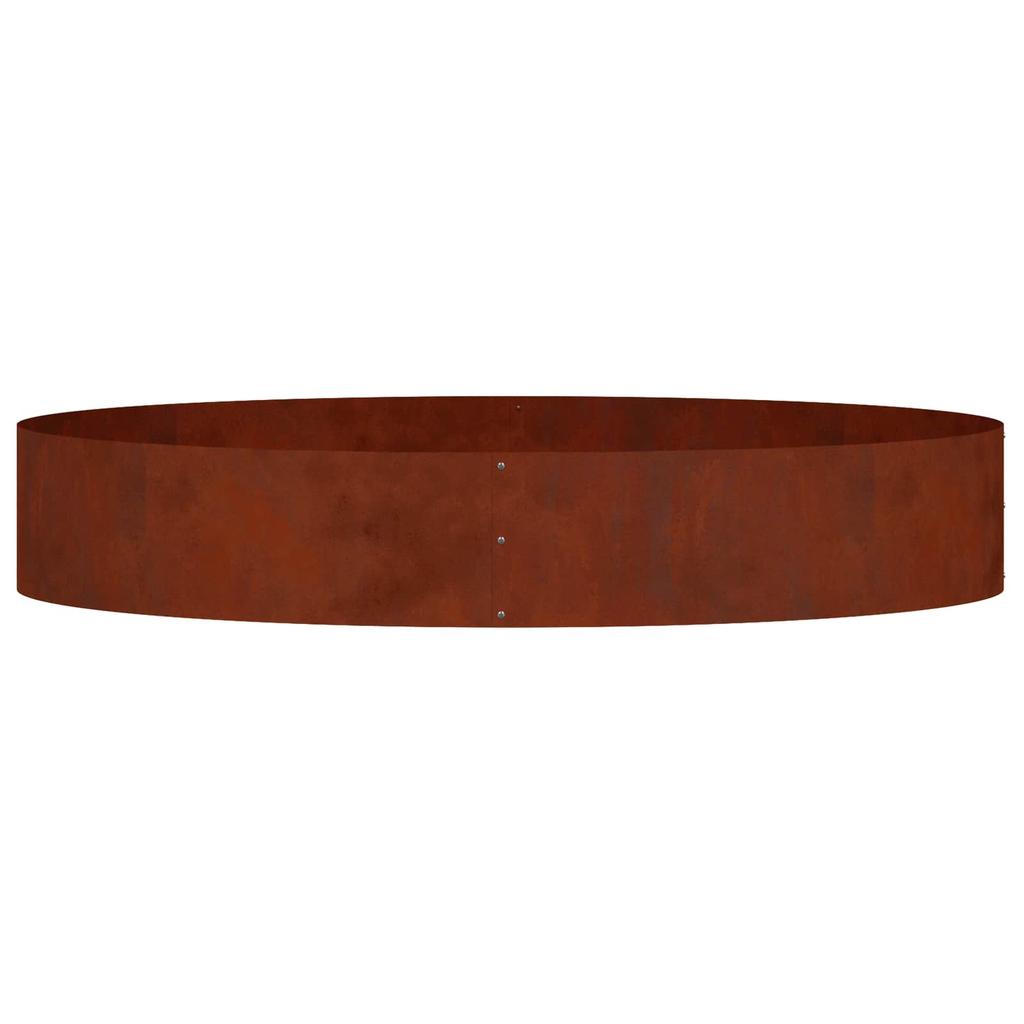 Plant Ring Brown 120 X 120 X 20 Cm Weatherproof Steel