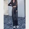 2024 High Waist Wide Leg Jeans for Pear-Shaped Plus Size Women - Slimming and Comfortable Fit for Spring and Autumn