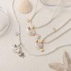 Ocean Natural Pearl Series Pendant Cute Pearl Fish Zircon Pendant Necklace