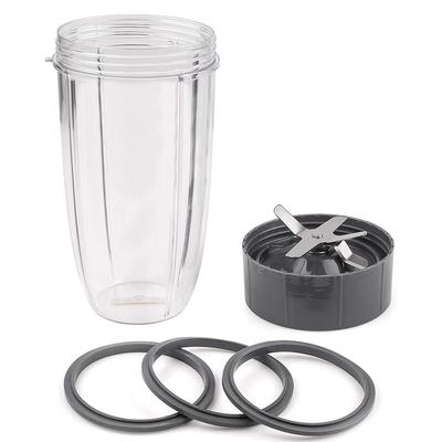 Náhradní díly 32 Oz pohár a čepel a těsnicí kroužek Výměna pryžových těsnění, kompatibilní s Nutribullet