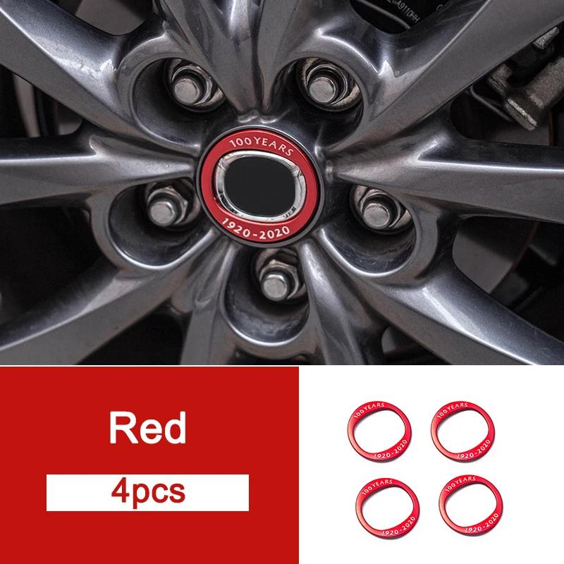 Aluminum Alloy 100 Years Corporation Side Fender Wheel Hub Cover Emblem Sticker for Mazda 3 Axela BP CX-30 Accessories 2020-2023