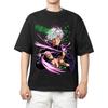 Jujutsu Kaisen Satoru Gojo Domain Expansion Pink Background Anime Print T Shirt Men 2026 Summer Casual Streetwear Oversized