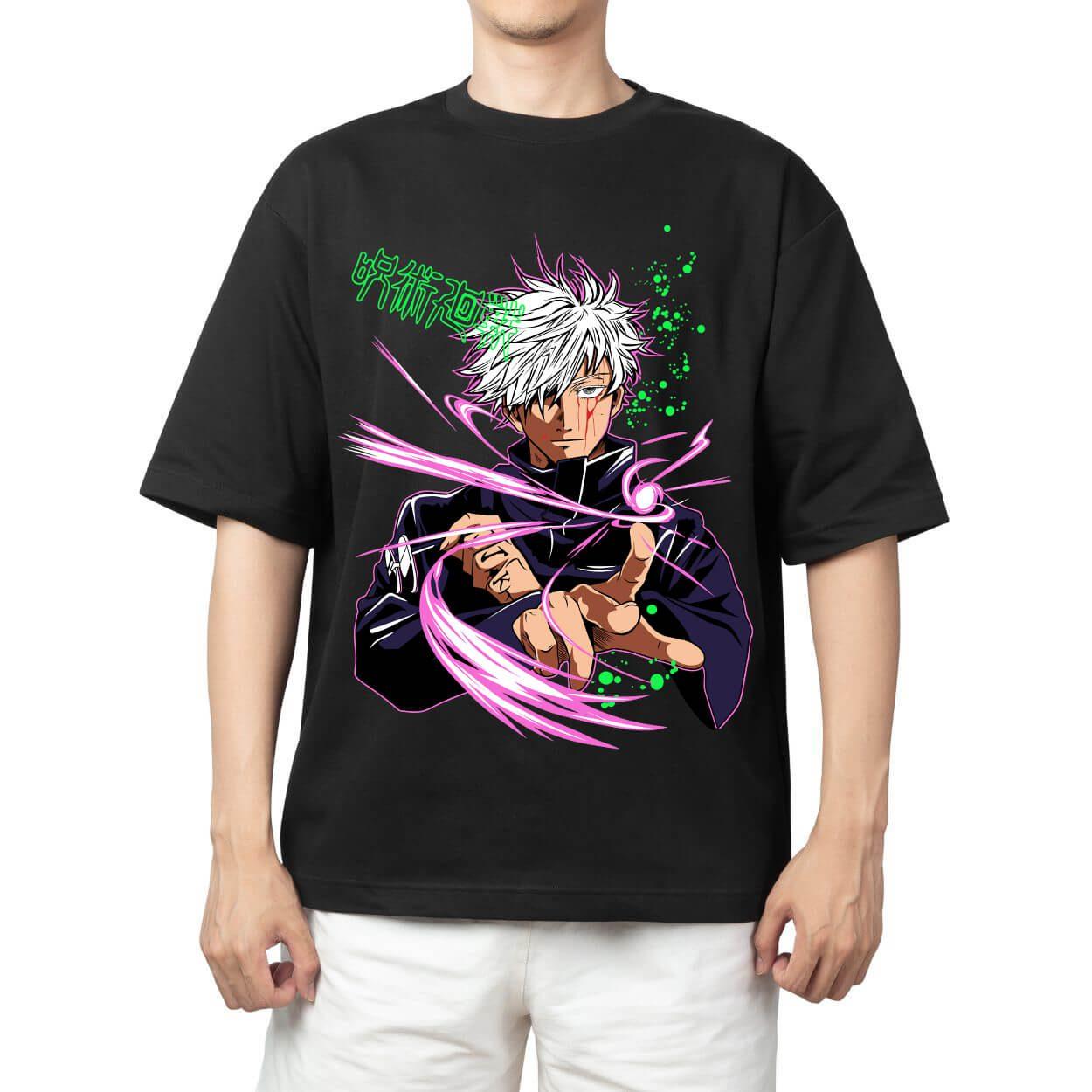 Jujutsu Kaisen Choso Blood Drop Style Anime Print T Shirt Men 2026 Summer Casual Streetwear Oversized Cotton Tees Japanese Manga L
