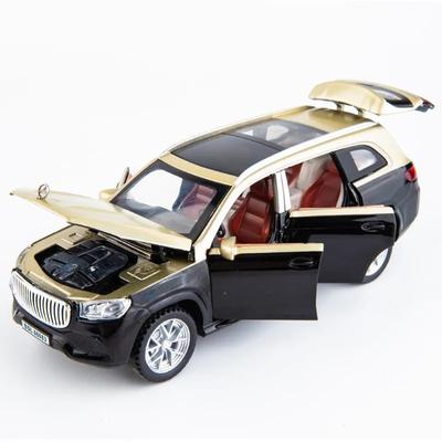 Modelo de Carro de Liga 1/32 Benz Maybach GLS600 com Puxar para Trás Som Luz Coleção Presente Infantil Modelo de Brinquedo Diecast